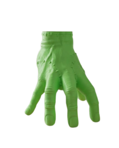 3D Dekoratif Yeşil El Obje 27x22 cm Sanatsal ve İddialı Aksesuar