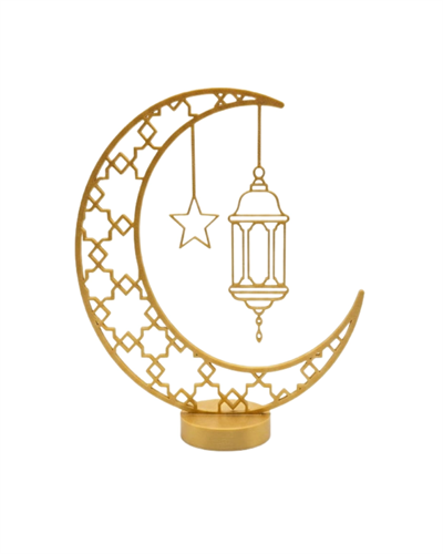 3D Hilal Cami Biblo 20x20 cm Özel Tasarım Özel Baskı Ürün
