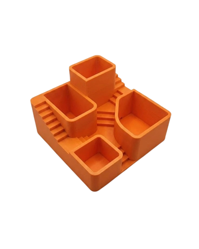 3D Kaktüs Saksı Seti Çok Bölmeli Modern Dekoratif Masaüstü Bitki Standı