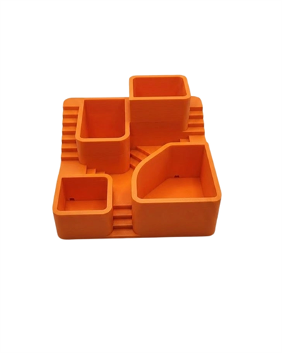 3D Modern Çok Bölmeli Kaktüs Saksı Seti Dekoratif Masaüstü Sukulent Standı