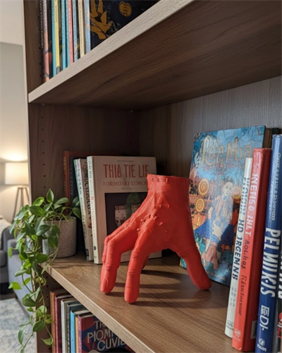 3D Modern Kırmızı El Obje 17x16 cm Ev ve Ofis Dekorasyonu