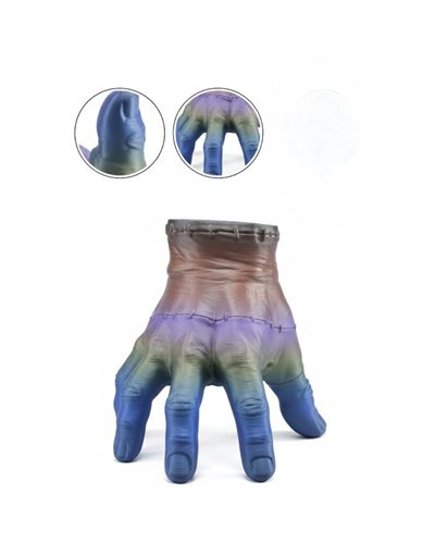 3D Renk Geçişli El Obje 27x22 cm Büyük Boy Ev Dekorasyonu
