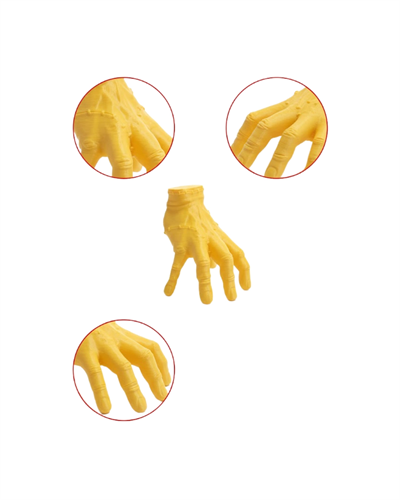 3D Sarı El Tasarım Dekor 17x16 cm Konsol ve Şömine Üstü Aksesuar