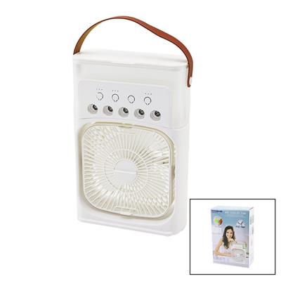 3İN1 HAVA NEMLENDİRME - FAN - GECE LAMBASI MASA ÜSTÜ BUZLU VANTİLATÖR 360 DERECE USB ŞARJ 3KADEME HIZ (3936)