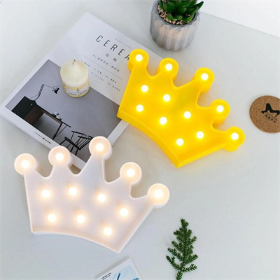 3d Dekoratif Pilli Kraliçe Tacı Model Led Masa Ve Gece Lambası Bx40