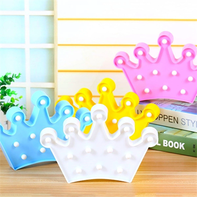 3d Dekoratif Pilli Kraliçe Tacı Model Led Masa Ve Gece Lambası Bx40