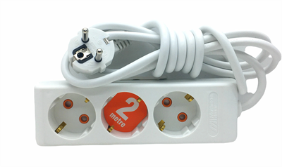 3lü 2mt.uzatma Kablo Grup Priz Bx40