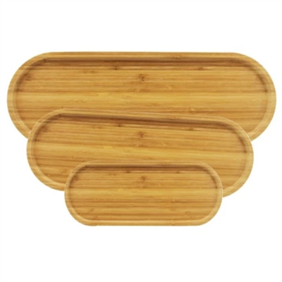 3lü Oval Sunum Tabağı Seti