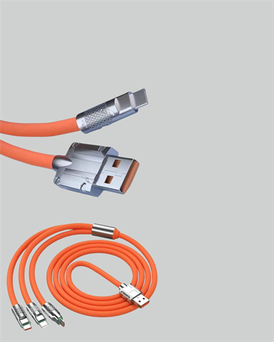 3’ü 1 Arada Kablo – 120W Hızlı Şarj ve Veri Aktarımı Özellikli