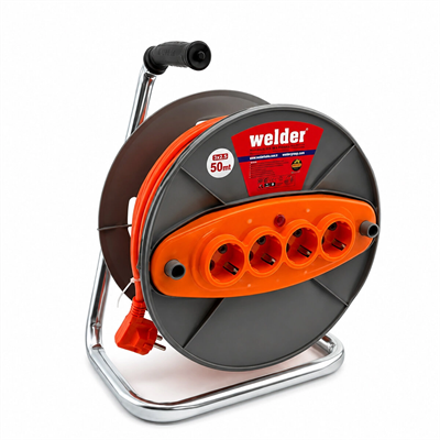 3x2.5mm 50mt Makaralı Uzatma Kablo Ct Welder Bx40