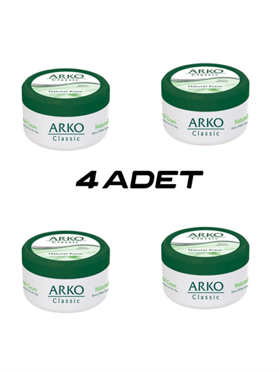 4 Adet Arko Classic Naturel El Kremi 150ml Bx40