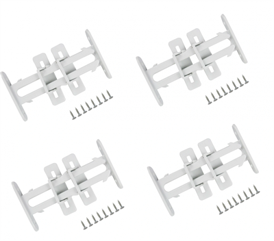 4 Adet Bebek Çocuk Koruma Kilidi - Dolap Çekmece Kilidi Sürgülü Kilit