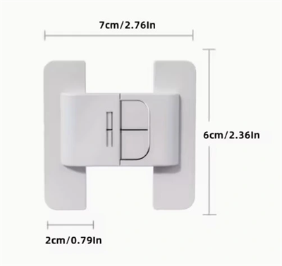 4 Adet Buzdolabı Çekmece ve Dolap Kapağı Çocuk Kilidi