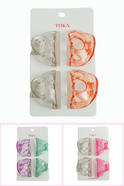 4 Adet Renkli Mandal Toka 4 cm