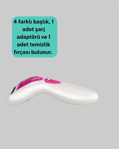 4 Başlıklı Kablosuz Şarjlı Epilasyon Cihazı
