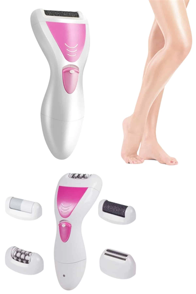 4 Başlıklı Lazer Öncesi Kısaltma Epilasyon Aleti Epilatör Çok Amaçlı