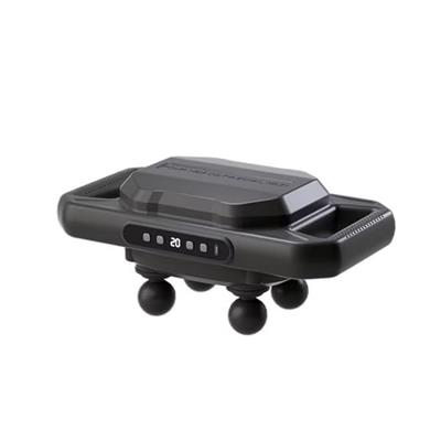 4 Başlıklı Masaj Tabancası – 12W Derin Doku & Kas Ağrısı Giderici, 20 Seviye & 6 Mod - Siyah (3936)