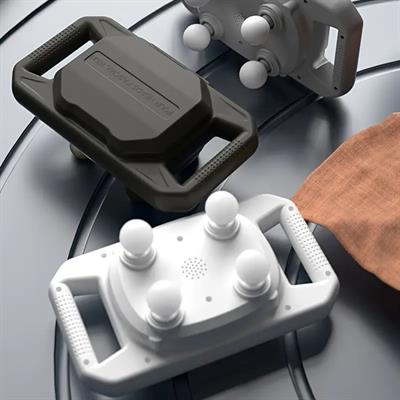 4 Başlıklı Masaj Tabancası – 12W Derin Doku & Kas Ağrısı Giderici, 20 Seviye & 6 Mod - Siyah (3936)