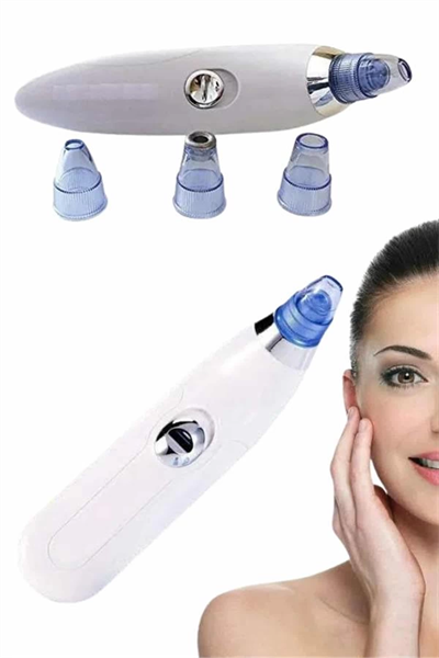 4 Başlıklı Pilli Vakumlu Siyah Nokta Temizleyici Akne Ve Sivilce Önleyici