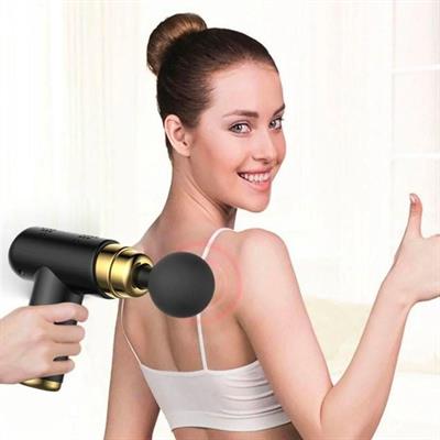 4 Başlıklı USB Şarj Olabilen Masaj Tabancası (3936)