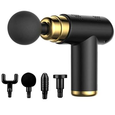 4 Başlıklı USB Şarj Olabilen Masaj Tabancası (3936)