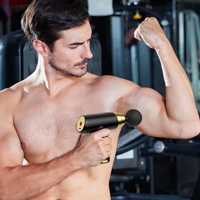 4 Başlıklı USB Şarj Olabilen Masaj Tabancası (3936)