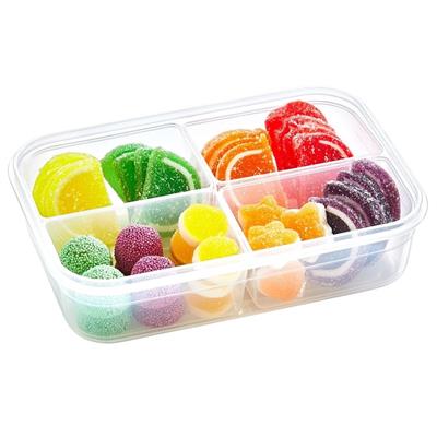 4 Bölmeli Sızdırmaz Contalı Kilitli Kapaklı 1 Litre Erzak Saklama Kabı -LC520 (3936)