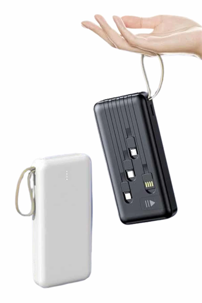 4 Çıkışlı 20.000 Mah Powerbank Uzun Pil Ömürlü Taşınabilir