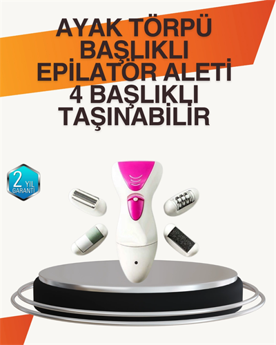 4 Fonksiyonlu Epilasyon ve Tırnak Bakım Makinesi