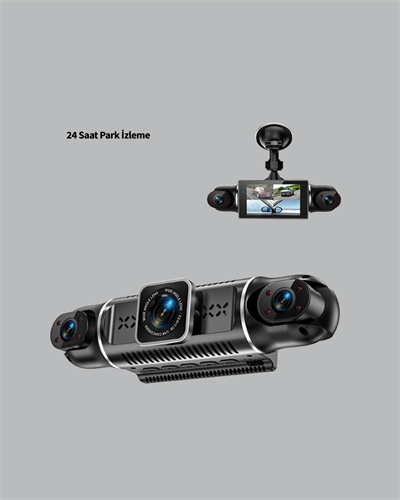4 Kameralı Araç Kayıt Cihazı Full HD Park İzleme Gece Görüş