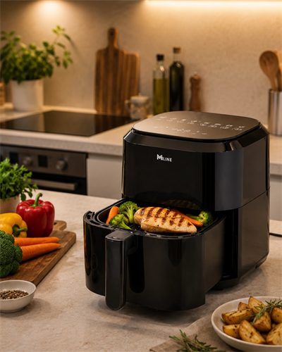 4 Litre Dijital Air Fryer Yağsız Sıcak Hava Fritözü 1360W Güç