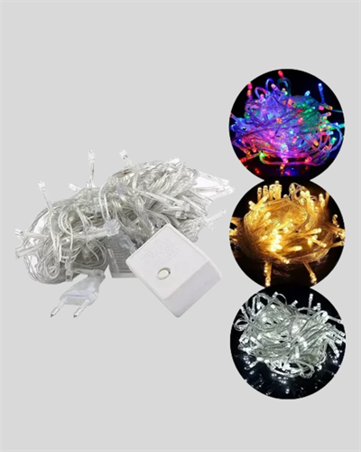 4 Metre Şelale Perde Led Işık Dış Mekan İç Mekan Uyumlu