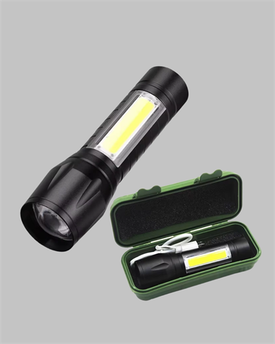 4 Mod Şarjlı Işıldak | Ultra Güçlü Cree LED | Su Geçirmez Alüminyum Gövde
