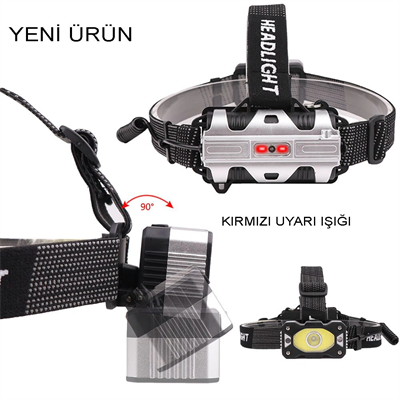 4 Modlu Sensörlü Şarjlı Güçlü Kafa Lambası Wt-248