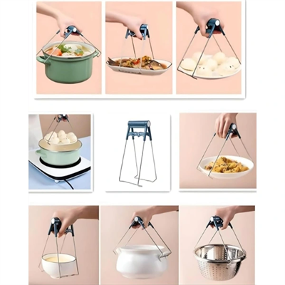 4 Parça Yanma Önleyici Mutfak Seti - Tencere Tabak Tutucu Ve Fırın Eldiveni