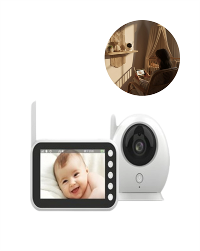 4.5 İnç Ekranlı Gece Görüşlü Bebek Kamerası ve Monitörü