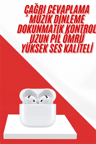 4.Nesil Bluetooth Kulaklık Yüksek Ses Kaliteli Dokunmatik Kontrol Özellikli