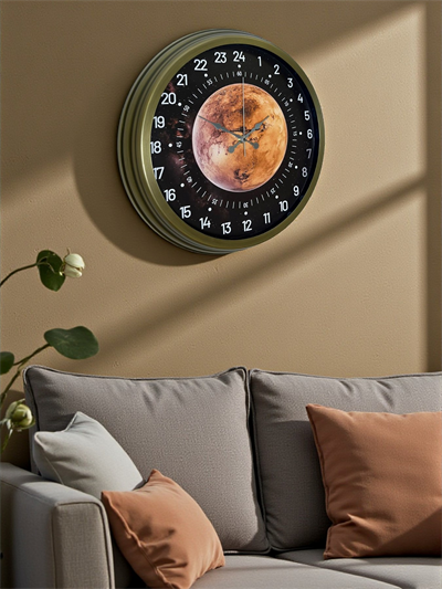 40 Cm Eskitme Metal 24 Saat Göstergeli Özel Tasarım Duvar Saati