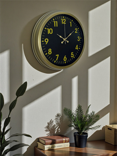 40 Cm Metal Eskitme Klasik Duvar Saati