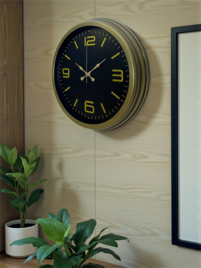 40 Cm Metal Eskitme Vintage Duvar Saati