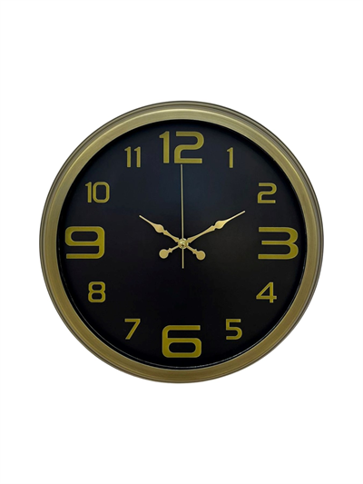40 Cm Metal Eskitme Vintage Duvar Saati