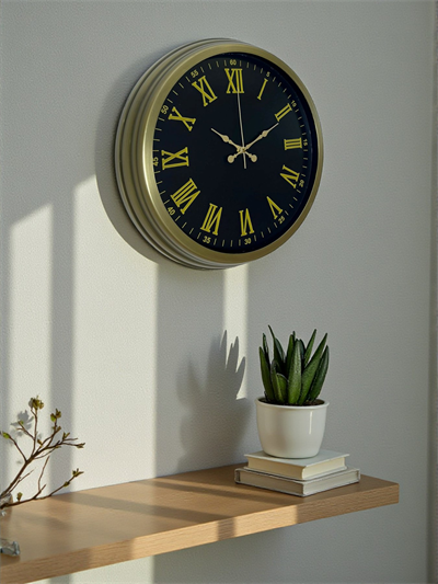 40 Cm Metal Vintage Roma Rakamlı Duvar Saati