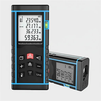 40 Metre Hassas Lazermetre Ölçer LCD Dijital Ekran Su Terazili Lazerli Mesafe Ölçüm Cihazı