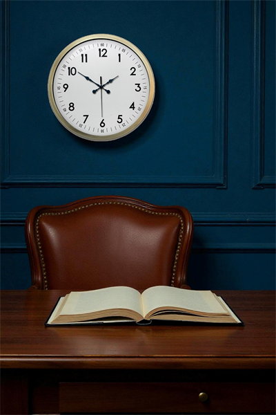 40 cm Eskitme Metal Standart Duvar Saati