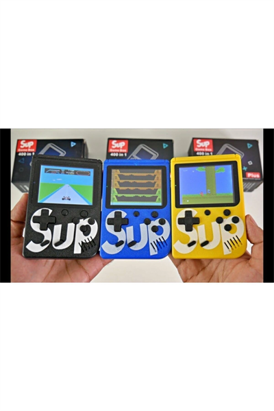 400 Klasik Oyun İçeren Mini Retro Oyun Konsolu, Şarj Edilebilir ve Kırmızı Renk Seçeneği