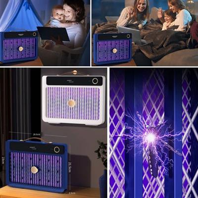 4000mAh Şarj Edilebilir Kablosuz 3000V Yüksek Güçlü Elektrikli Sivrisinek Öldürücü Sivrisinek Öldürme Lambası,Sinek Kıran BG-009 2000 mah (3936)