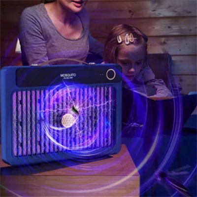 4000mAh Şarj Edilebilir Kablosuz Yüksek Güçlü Elektrikli Sivrisinek Öldürücü