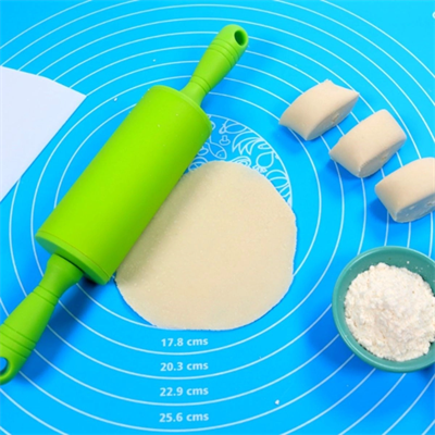 40*50 Cm Silikon Ölçekli Kullanımı Kolay Hamur Açma Matı Ekmek Mantı Makarna Hamuru Yoğurma Matı Bx40
