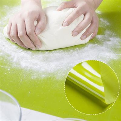 40*50 cm Silikon Ölçekli Kullanımı Kolay Hamur Açma Matı Ekmek Mantı Makarna Hamuru Yoğurma Matı (3936)