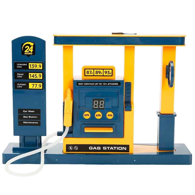 41627 SUN-ZHC-CRN-RC ARABA BENZİN İSTASYONLU DUMAN PÜSK 2 4GHZ SES IŞIK